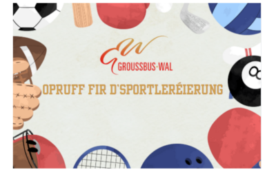 Information Sportleréierung / sportifs méritants