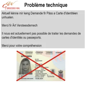 Problème technique