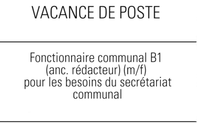 L&rsquo;administration communale recrute